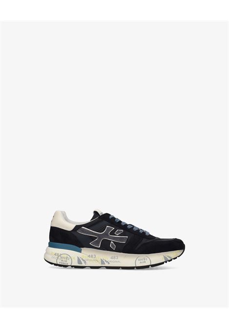 Sneakers Premiata Mick 7716 in pelle e nylon blu PREMIATA | Scarpe | MICK VAR7716